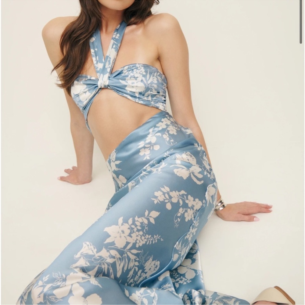 Reformation Vivi Silk Dress
